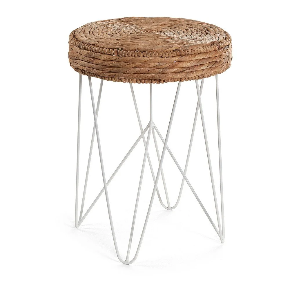 Hnědá podnožka Kave Home Hurten, výška 49 cm v:1302564