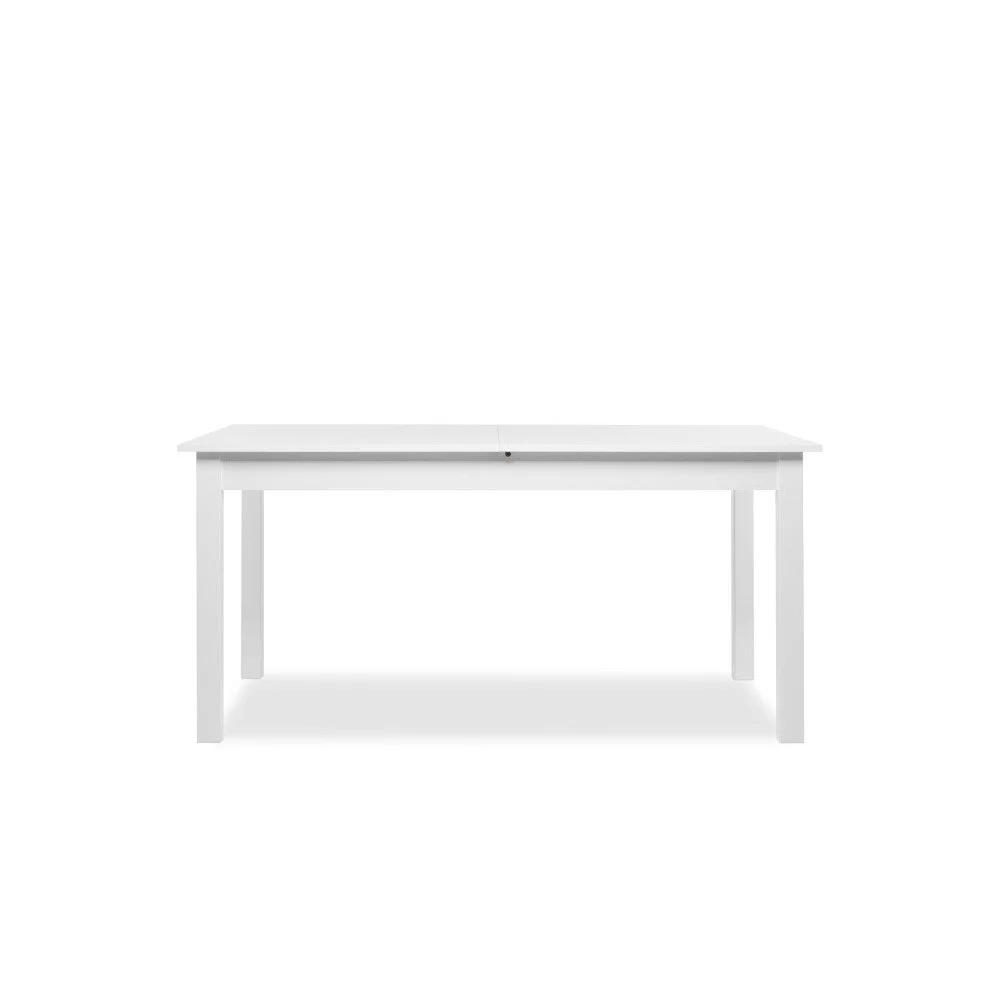Bílý rozkládací jídelní stůl s matným povrchem Intertrade Coburg, 160 x 90 cm v:956720
