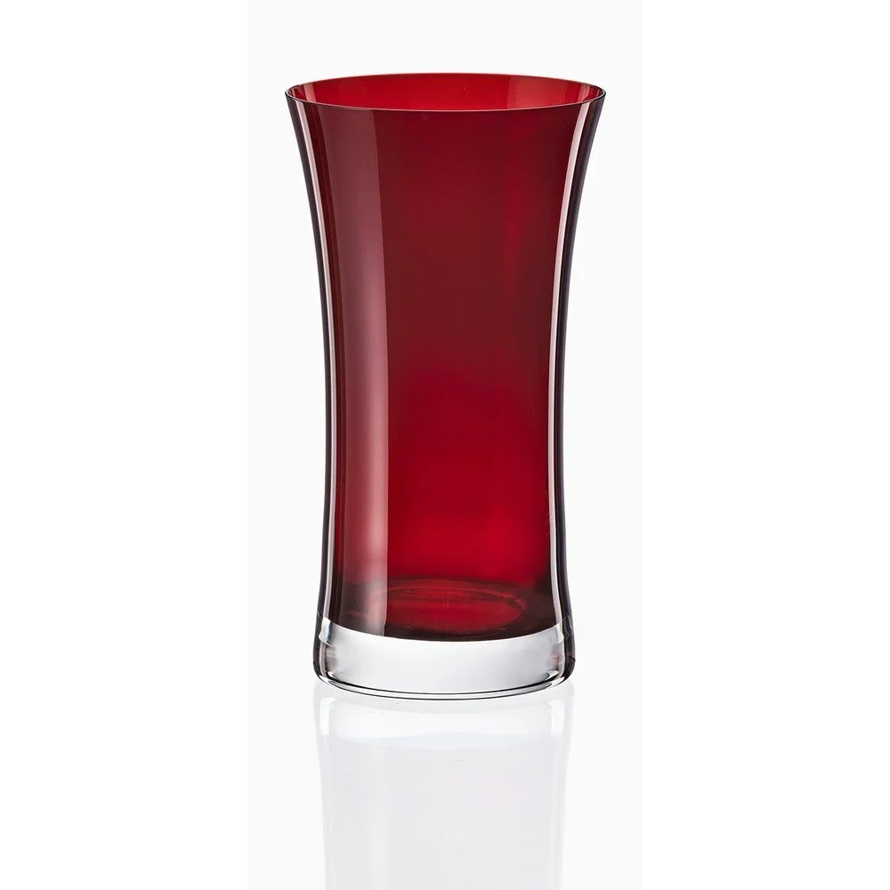 Sada 6 červených válcových sklenic Crystalex Extravagance, 380 ml v:1389887