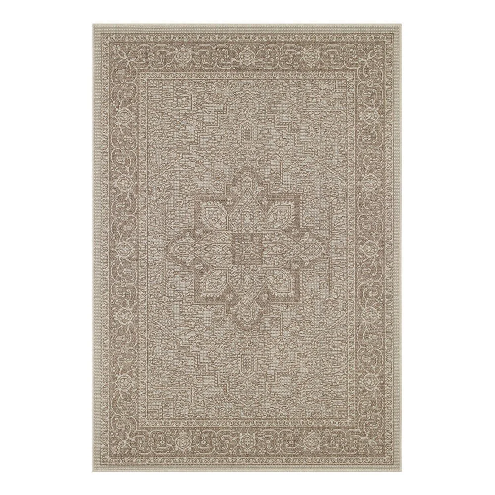 Hnědo-béžový venkovní koberec NORTHRUGS Anjara, 140 x 200 cm v:1337445
