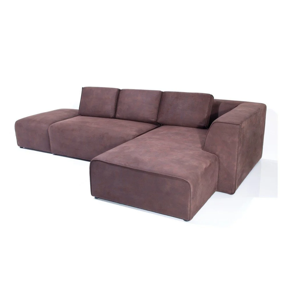 Vínová pohovka s lenoškou na pravé straně Kare Design Infinity Antique v:881904