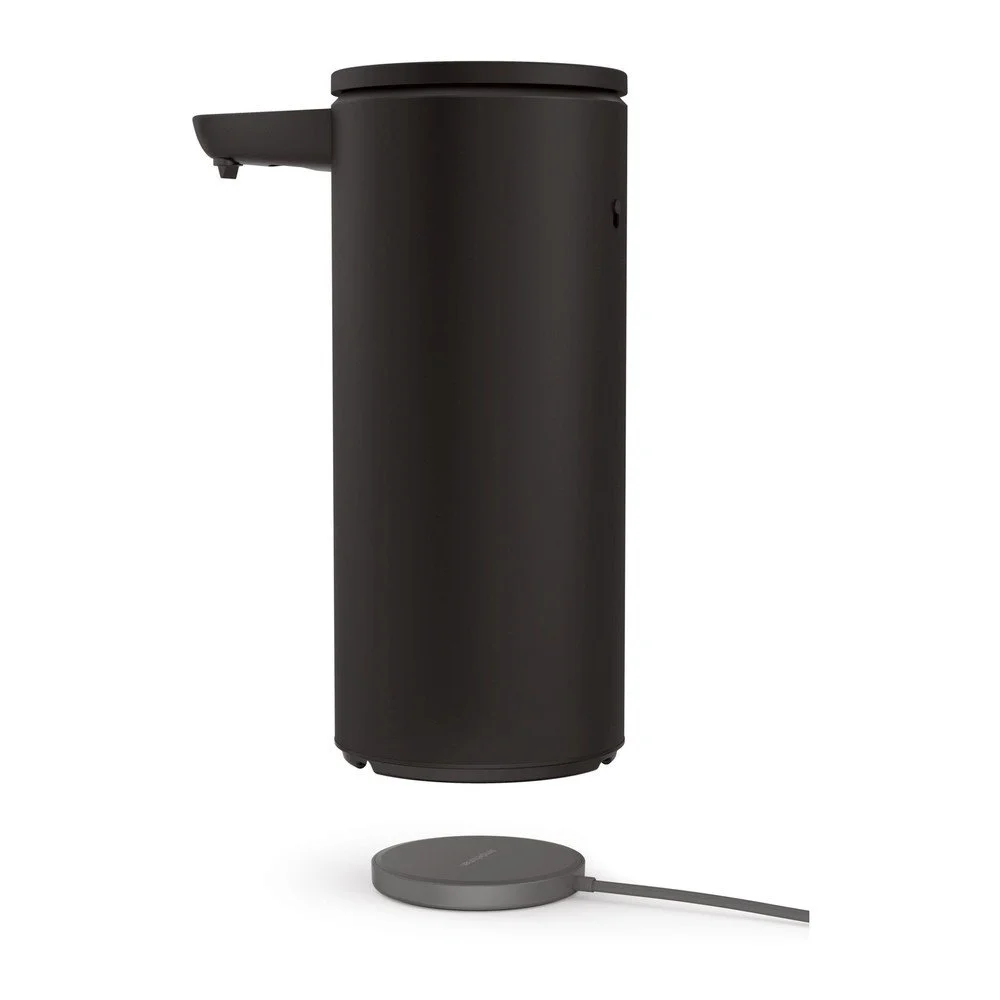 Matně černý bezdotykový ocelový dávkovač mýdla 414 ml – simplehuman v:1564014