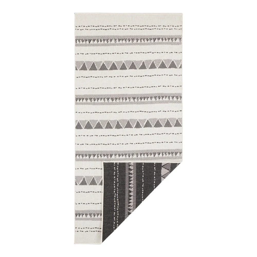 Černo-krémový venkovní koberec NORTHRUGS Bahamas, 80 x 350 cm v:1228266